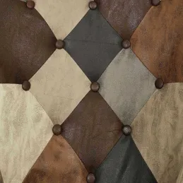 Fauteuil en polyuréthane patchwork Helsinki