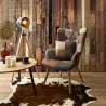 Fauteuil en polyuréthane patchwork Helsinki