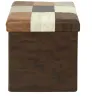 Coffre pouf pliable en polyuréthane patchwork Helsinki