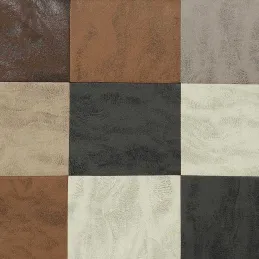 Coffre pouf pliable en polyuréthane patchwork Helsinki