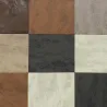 Coffre pouf pliable en polyuréthane patchwork Helsinki
