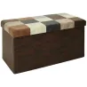 Coffre banc pliable en polyuréthane patchwork Helsinki