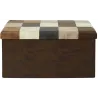 Coffre banc pliable en polyuréthane patchwork Helsinki