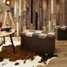 Coffre banc pliable en polyuréthane patchwork Helsinki