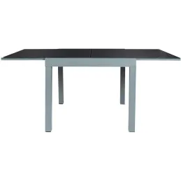 Table de jardin extensible en métal Haria 80 x 80 x 75 cm