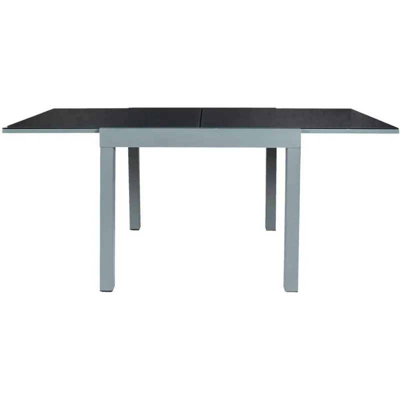 Table de jardin extensible en métal Haria 80 x 80 x 75 cm