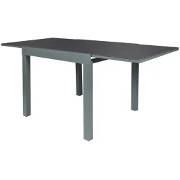 Table de jardin extensible en métal Haria 80 x 80 x 75 cm