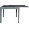 Table de jardin extensible en métal Haria 80 x 80 x 75 cm