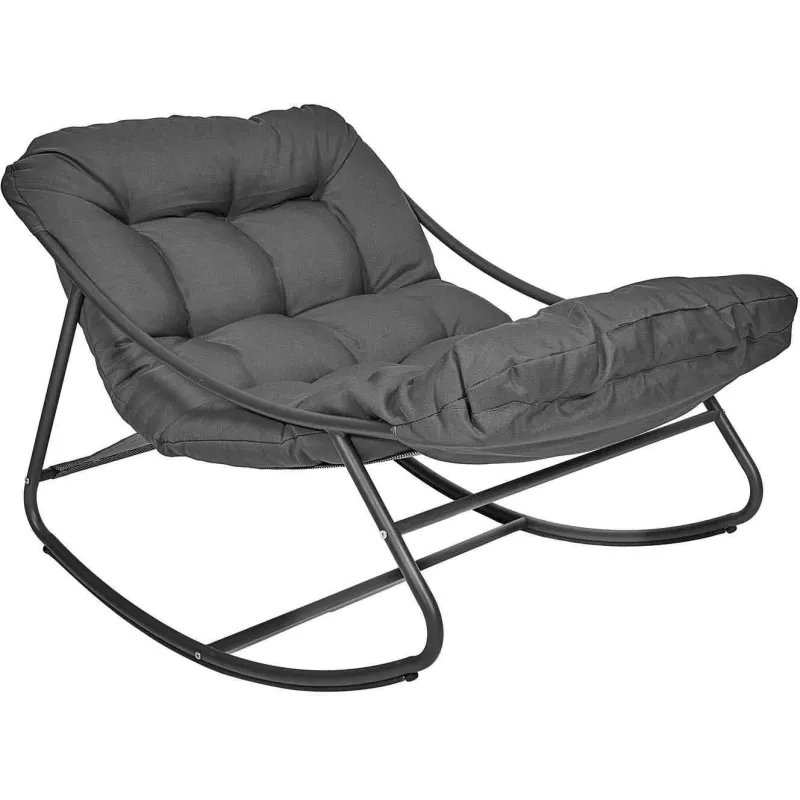 Fauteuil à bascule en métal Tenerife