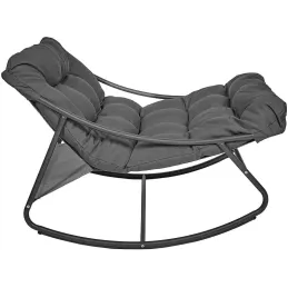 Fauteuil à bascule en métal Tenerife