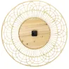 Horloge ronde en rotin 70 cm