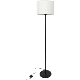 Lampadaire en métal abat-jour bouclette
