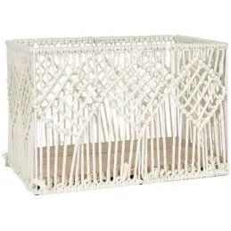 Panier rectangulaire gigogne Boho (Lot de 3)