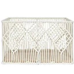 Panier rectangulaire gigogne Boho (Lot de 3)