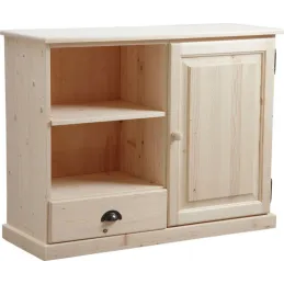 Meuble tv en bois brut