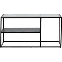 Table basse en acier et verre Campinas