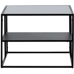 Table basse en acier et verre Campinas