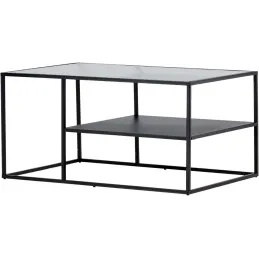 Table basse en acier et verre Campinas