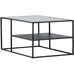Table basse en acier et verre Campinas