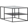 Table basse en acier et verre Campinas