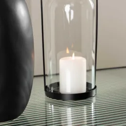 Table basse en acier et verre Campinas