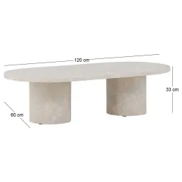 Table basse 120 x 60 cm Narvik