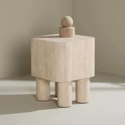 Table d'appoint 40 x 40 x 50 cm Klirou