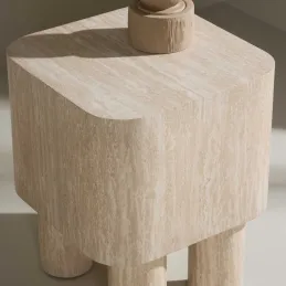 Table d'appoint 40 x 40 x 50 cm Klirou