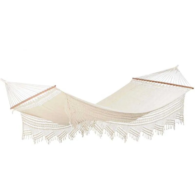 Hamac artisanal XXL en coton jacquard Palacio