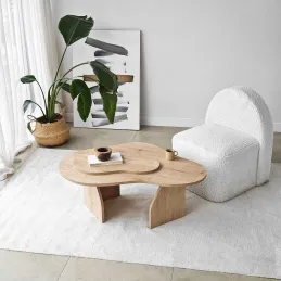 Table basse en aggloméré Melted