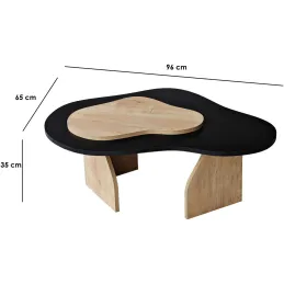 Table basse en aggloméré Melted