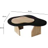 Table basse en aggloméré Melted