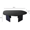 Table basse en aggloméré Rock