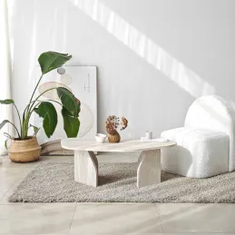 Table basse en aggloméré Rock