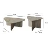 Table basse en aggloméré Ballare Set
