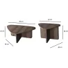 Table basse en aggloméré Ballare Set