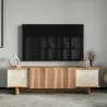 Meuble TV 4 portes en aggloméré Diana