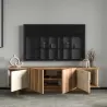 Meuble TV 4 portes en aggloméré Diana