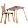 Ensemble table et chaise enfant en aggloméré Bizzy