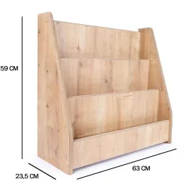 Bibliothèque en aggloméré Booky