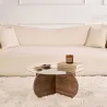 Table basse ronde en verre Aeris