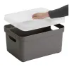 Boite de rangement avec couvercle transparent  Sigma Home Box 13 L