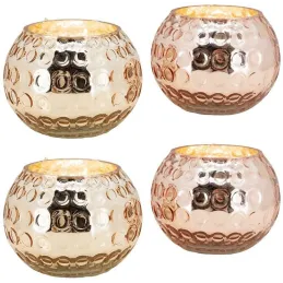 Photophore boule en verre antique
