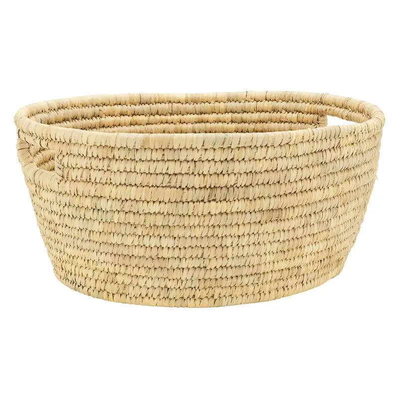Corbeille à linge ovale en palmier