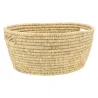 Corbeille à linge ovale en palmier
