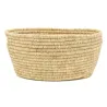 Corbeille à linge ovale en palmier
