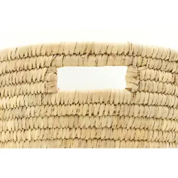 Corbeille à linge ovale en palmier