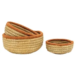 Corbeilles en Jute et Jonc rouille