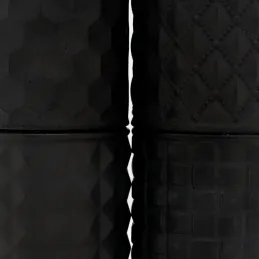 Photophore noir en verre teinté mat