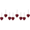 Coeur à suspendre en métal